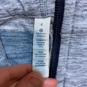 Lululemon gray zip up